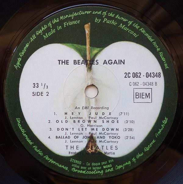 The Beatles - The Beatles Again | Apple Records (2C 062 04348) - 3