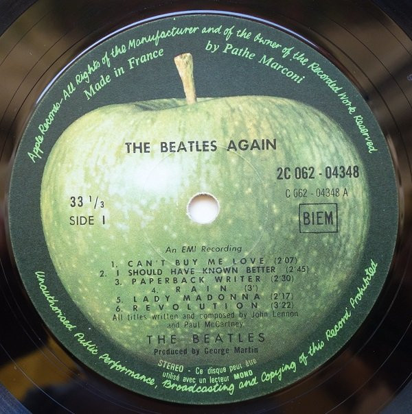 The Beatles - The Beatles Again | Apple Records (2C 062 04348) - 2