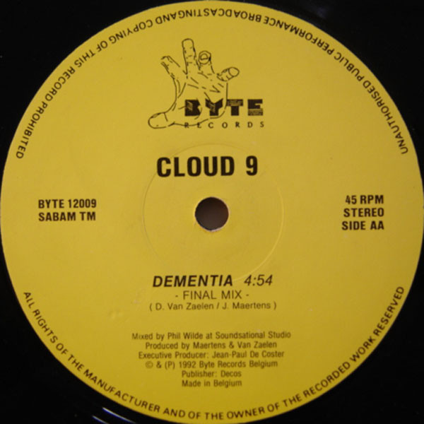 Cloud 9 - Dementia | Byte Records (BYTE 12009) - 2 Cloud 9 - Dementia | Byte Records (BYTE 12009) - 2