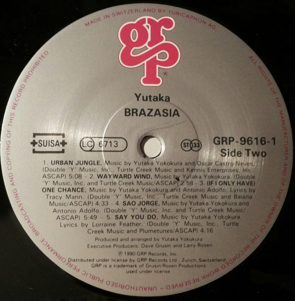 Yutaka Yokokura - Brazasia | GRP (GRP-9616-1) - 4