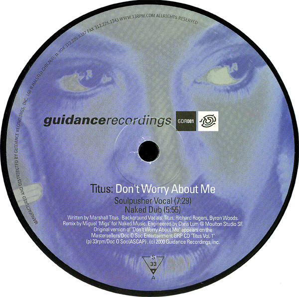 Titus - Don't Worry About Me | Guidance Recordings (GDR081)