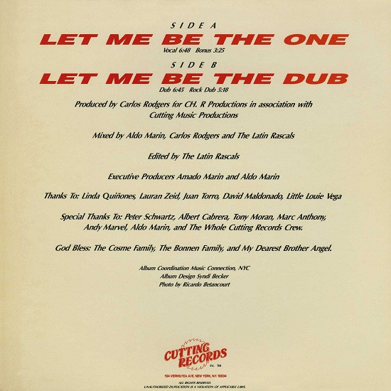 Sa-Fire - Let Me Be The One | Cutting Records (CR-212) - 2