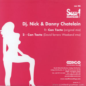 Nick & Danny Chatelain - Con Tacto | Sexy Recordings (SEXY 001)