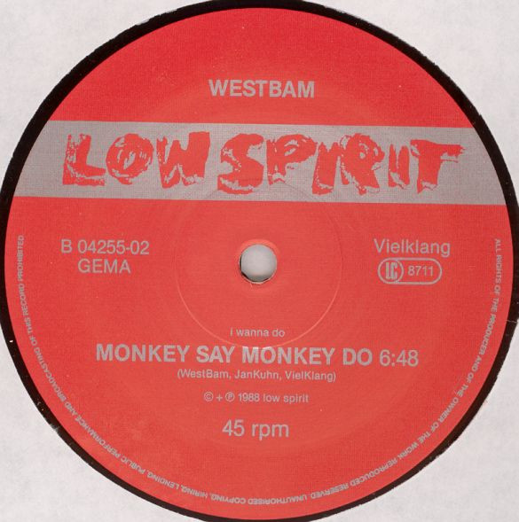 WestBam - Disco Deutschland / Monkey Say Monkey Do | Low Spirit Recordings (04255-02) - 4 WestBam - Disco Deutschland / Monkey Say Monkey Do | Low Spirit Recordings (04255-02) - 4