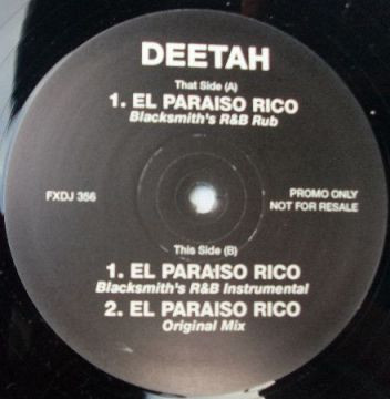 Deetah - El Paraiso Rico | FFRR (FXDJ 356) - 2