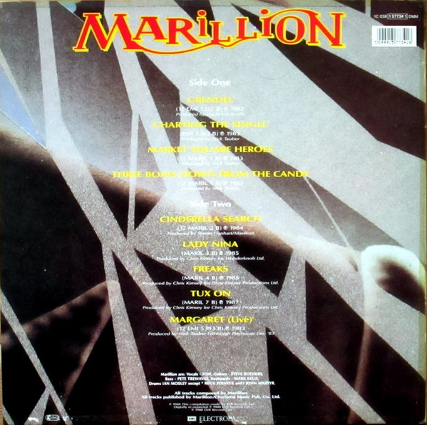 Marillion - B'Sides Themselves | EMI (038-1 57734 1) - 2