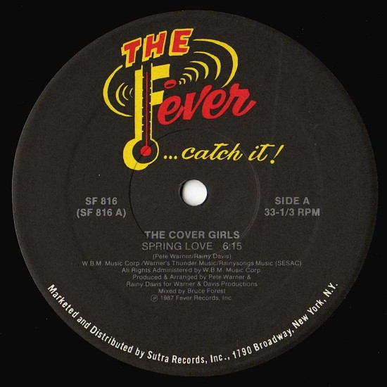 The Cover Girls - Spring Love | Fever Records (SF 816)