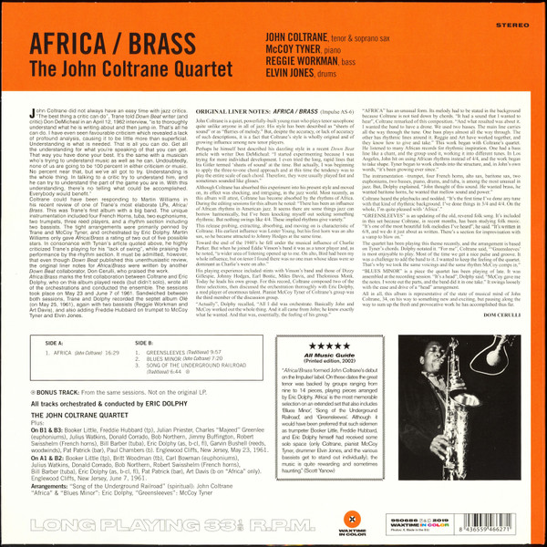 The John Coltrane Quartet - Africa / Brass | WaxTime In Color (950686) - 3