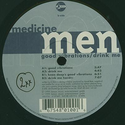 Medicine Men - Good Vibrations / Drink Me | U.S.S. (USS 016)