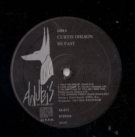 Curtis Ohlson - So Fast | Anubis (4A-011) - 2