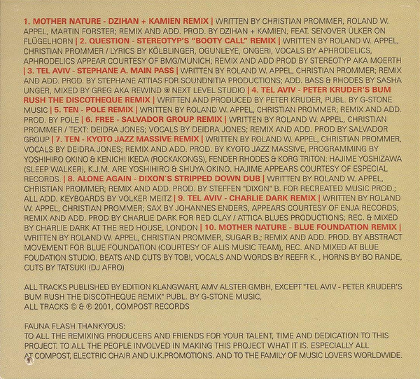 Fauna Flash - Confusion  - The Fusion Mixes | Compost Records (COMPOST 101-2) - 4