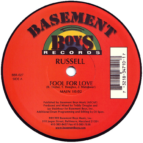 Russell - Fool For Love | Basement Boys Records (BBR-027)