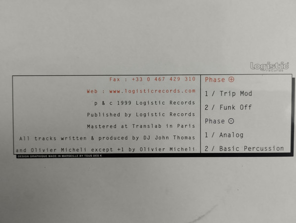 Static Drum - Act 2 | Logistic Records (LOG 007) - 4 Static Drum - Act 2 | Logistic Records (LOG 007) - 4
