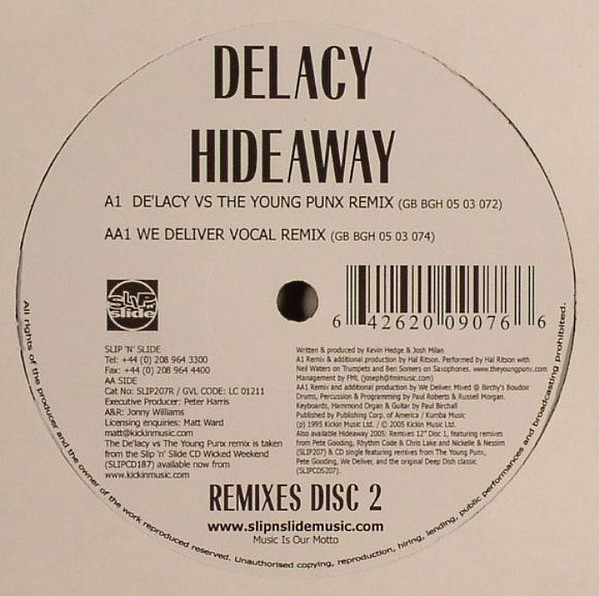 De'Lacy - Hideaway (Remixes Disc 2) | Slip 'n' Slide (SLIP207R) - 2 De'Lacy - Hideaway (Remixes Disc 2) | Slip 'n' Slide (SLIP207R) - 2