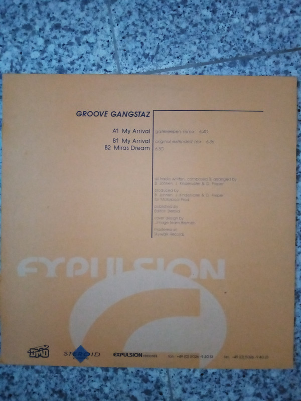 Groove Gangstaz - My Arrival | Expulsion Records (EXP 004) - 4