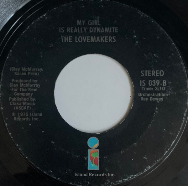 The Lovemakers - When You're Next To Me | Island Records (IS 039) - 2