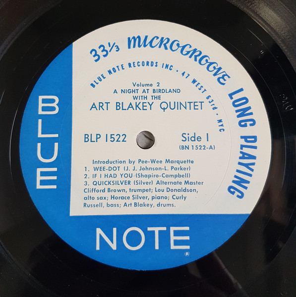Art Blakey Quintet - A Night At Birdland, Volume 2 | Blue Note (BLP 1522) - 3