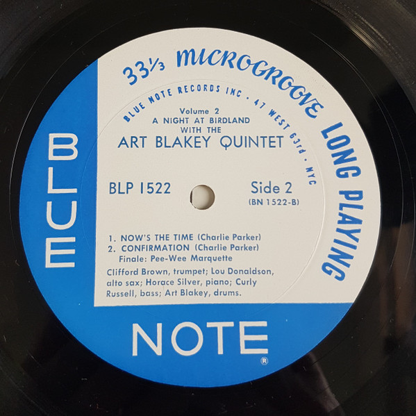 Art Blakey Quintet - A Night At Birdland, Volume 2 | Blue Note (BLP 1522) - 4