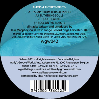 Funky Transport - Escape From Thrash Tango | Wally's Groove World (wgw042) - 2 Funky Transport - Escape From Thrash Tango | Wally's Groove World (wgw042) - 2