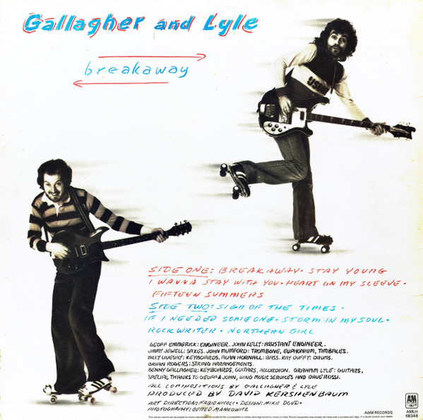 Gallagher & Lyle - Breakaway | A&M Records (AMLH 68348) - 2 Gallagher & Lyle - Breakaway | A&M Records (AMLH 68348) - 2