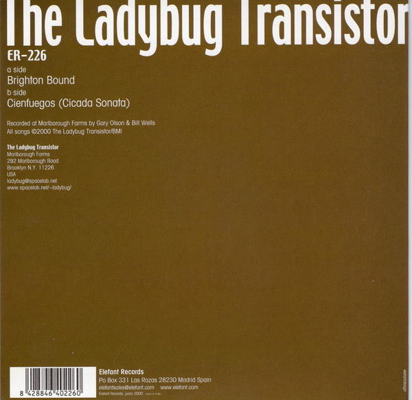 The Ladybug Transistor - Brighton Bound / Cienfuegos (Cicada Sonata) | Elefant Records (ER-226) - 2