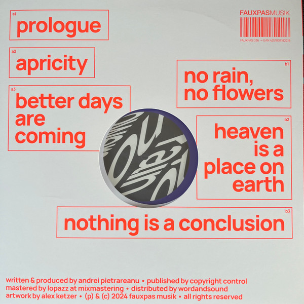 St. Andrew - No Rain, No Flowers | Fauxpas Musik (FAUXPAS 036) - 2