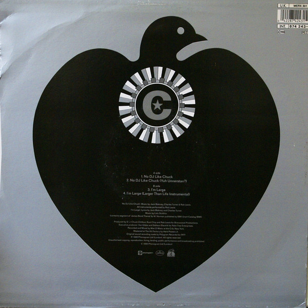 Chuck Chillout & Kool Chip - No DJ Like Chuck | Mercury (MERX 301) - 2