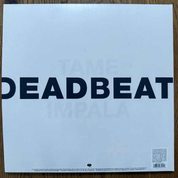 Tame Impala - Deadbeat | Columbia Records (C-370376) - 3