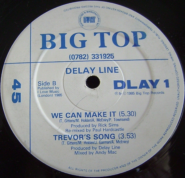 Delayline - Keep That Smile | Big Top Records (DLAY 1) - 2 Delayline - Keep That Smile | Big Top Records (DLAY 1) - 2