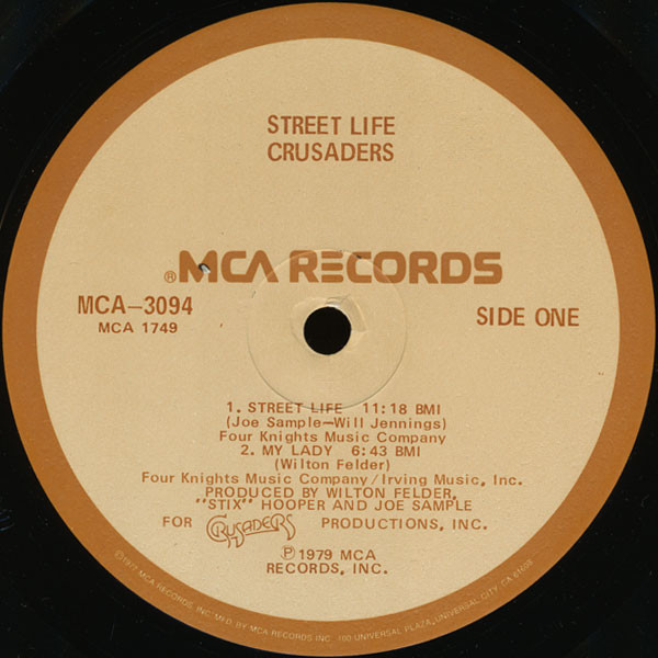 The Crusaders - Street Life | MCA Records (MCA-3094) - 3 The Crusaders - Street Life | MCA Records (MCA-3094) - 3