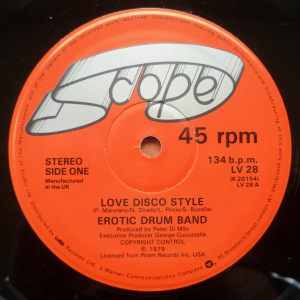 Erotic Drum Band - Love Disco Style / Jerky Rhythm | Scope (LV 28) - 3