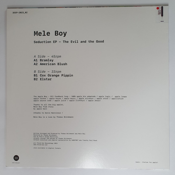 Mele Boy - Seduction EP – The Evil And The Good | Third Ear Recordings (3EEP-2023_02) - 4 Mele Boy - Seduction EP – The Evil And The Good | Third Ear Recordings (3EEP-2023_02) - 4