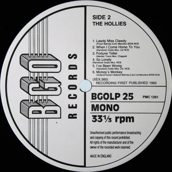 The Hollies - Hollies | BGO Records (BGOLP25) - 4