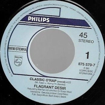 Flagrant Desir - Classic O'Rap | Touch Of Gold (875 570-7) - 3 Flagrant Desir - Classic O'Rap | Touch Of Gold (875 570-7) - 3