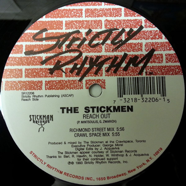 The Stickmen - Da Real Shit / Reach Out | Strictly Rhythm (SR12206) - main