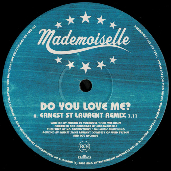 Mademoiselle - Do You Love Me? | RCA (74321 877 381) - main