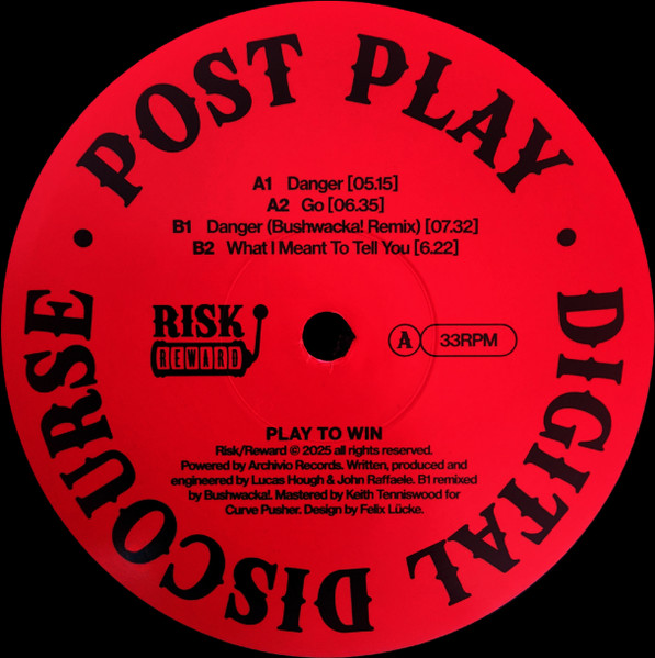 Post Play - Digital Discourse | Risk/Reward (Risk001)