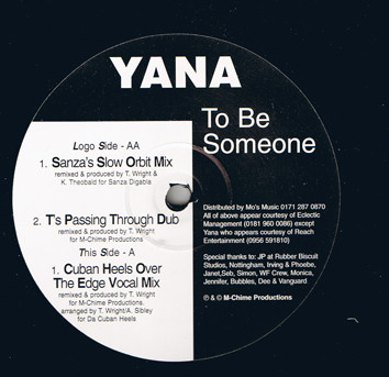 Yana - To Be Someone | M-Chime Records (MC-002)