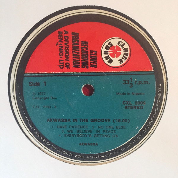 Akwassa - In The Groove | Clover Sound (CXL 2009) - 3
