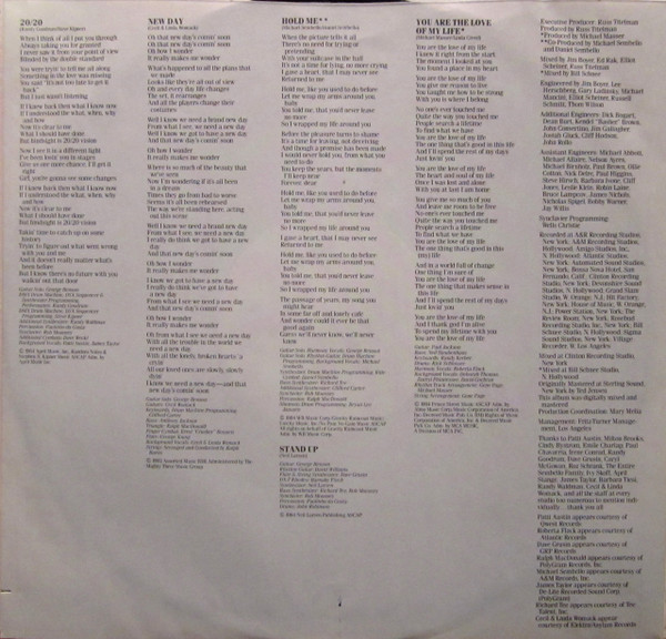 George Benson - 20/20 | Warner Bros. Records (1-25178) - 6