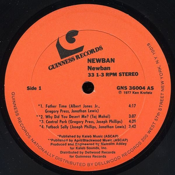 Newban - Newban | Guinness Records (GNS 36004) Newban - Newban | Guinness Records (GNS 36004)