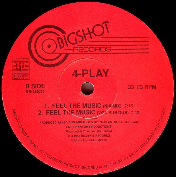 4 Play - Nastyness / Feel The Music | Bigshot Records (BR-128035) - 2 4 Play - Nastyness / Feel The Music | Bigshot Records (BR-128035) - 2