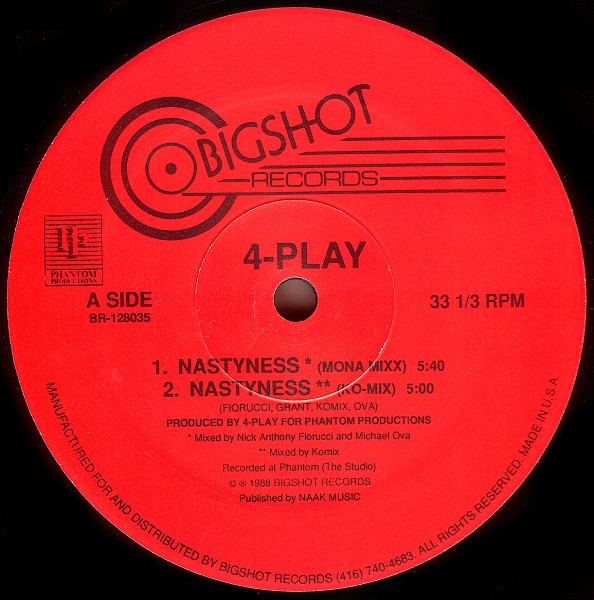 4 Play - Nastyness / Feel The Music | Bigshot Records (BR-128035)