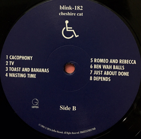 Blink-182 - Cheshire Cat | Geffen Records (00602557005196) - 2
