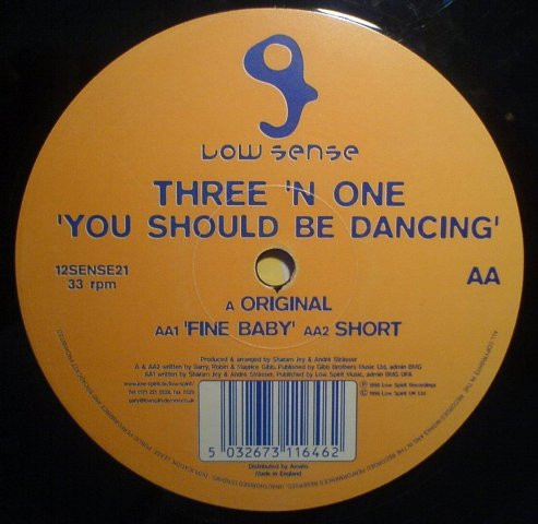 Three 'N One - You Should Be Dancing | Low Sense (12SENSE21)