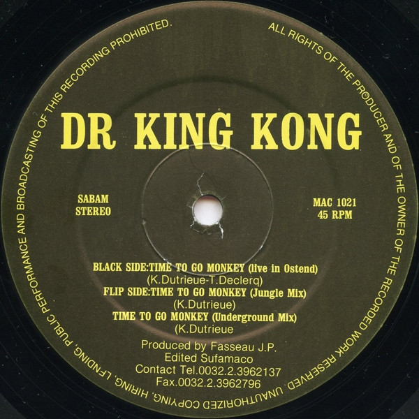 Dr. Kingkong - Time To Go Monkey | Mackenzie Records (MAC 1021) - 3 Dr. Kingkong - Time To Go Monkey | Mackenzie Records (MAC 1021) - 3