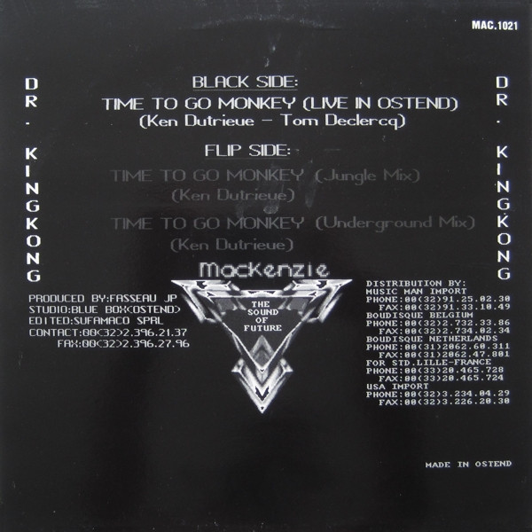 Dr. Kingkong - Time To Go Monkey | Mackenzie Records (MAC 1021) - 2 Dr. Kingkong - Time To Go Monkey | Mackenzie Records (MAC 1021) - 2