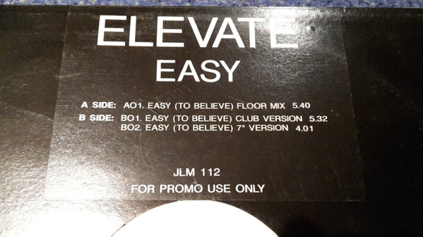 Elevate - Easy (To Believe) | Jam Lab Music, Inc. (JLM 112)