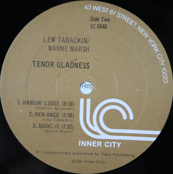 Lew Tabackin / Warne Marsh - Tenor Gladness | Inner City Records (IC 6048) - 4 Lew Tabackin / Warne Marsh - Tenor Gladness | Inner City Records (IC 6048) - 4