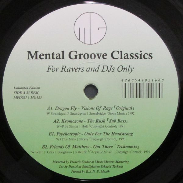 Various - Mental Groove Classics | Musique Pour La Danse (MPD021) - main